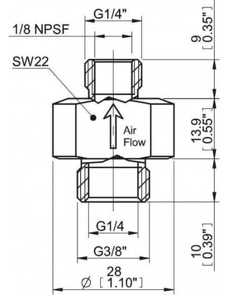 0202396 Multiple port fitting with Sense 02/60
