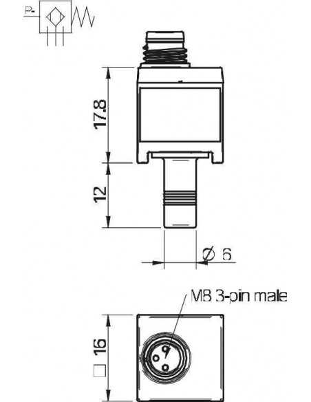 0110246 Vacuum switch VS4015 50-kPa